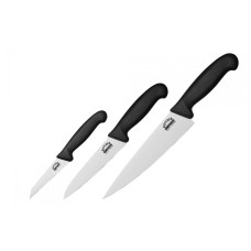 Набор из 3-х ножей Samura Butcher овощной, универсальный, шеф
