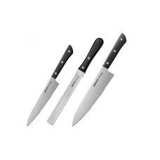 Набор Samura Harakiri 3 ножа SHR-0230 универсальный, для замороженных продуктов, шеф